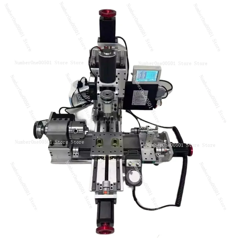 

DIY CNC lathe milling drilling integrated machine