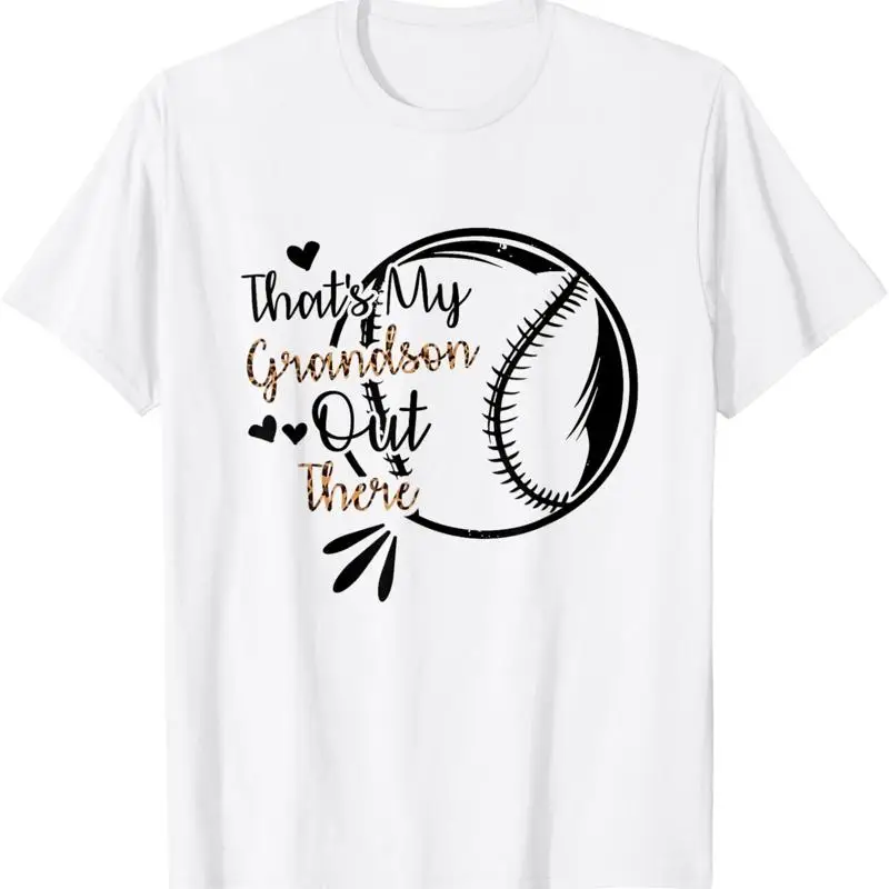 

Бейсбольная футболка That's My Grandson Out There S 5XL