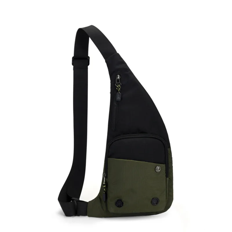 Uomini nuova borsa a tracolla Casual alla moda per il tempo libero sport da viaggio Outdoor Pack Messenger Crossbody Sling Chest Bag Pack per uomo