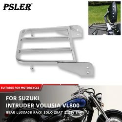 Portapacchi posteriore per moto Sedile singolo Sissy Bar per Suzuki Intruder Volusia VL800 2001-2011 Boulevard M510 2005-2009 C50 05-11