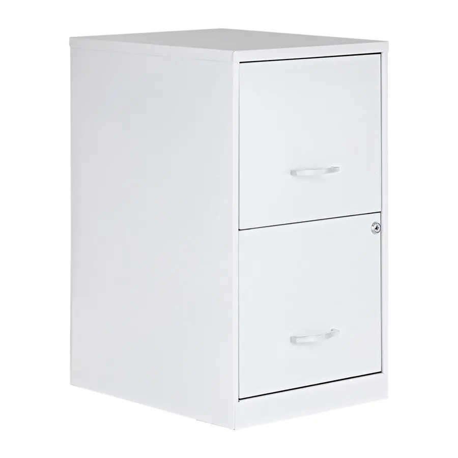 

2 Drawer Locking Filing Cabinet PreAssembled Steel Construction SpaceSaving Design is Perfect for Home and Small Office LetterS
