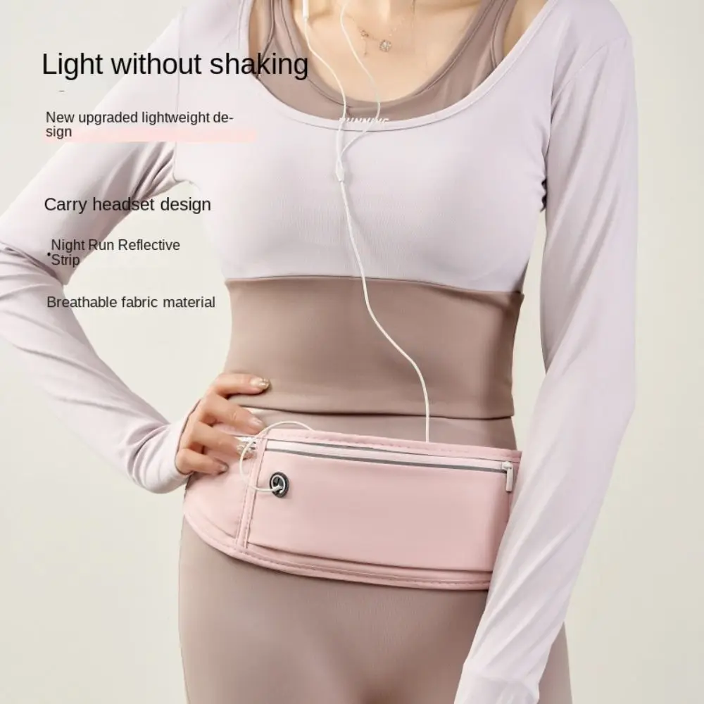 

Three-section Running Waist Bags Waterproof Multi-function Marathon Running Bag Lightweight Belt Bag Sports Phone Bag