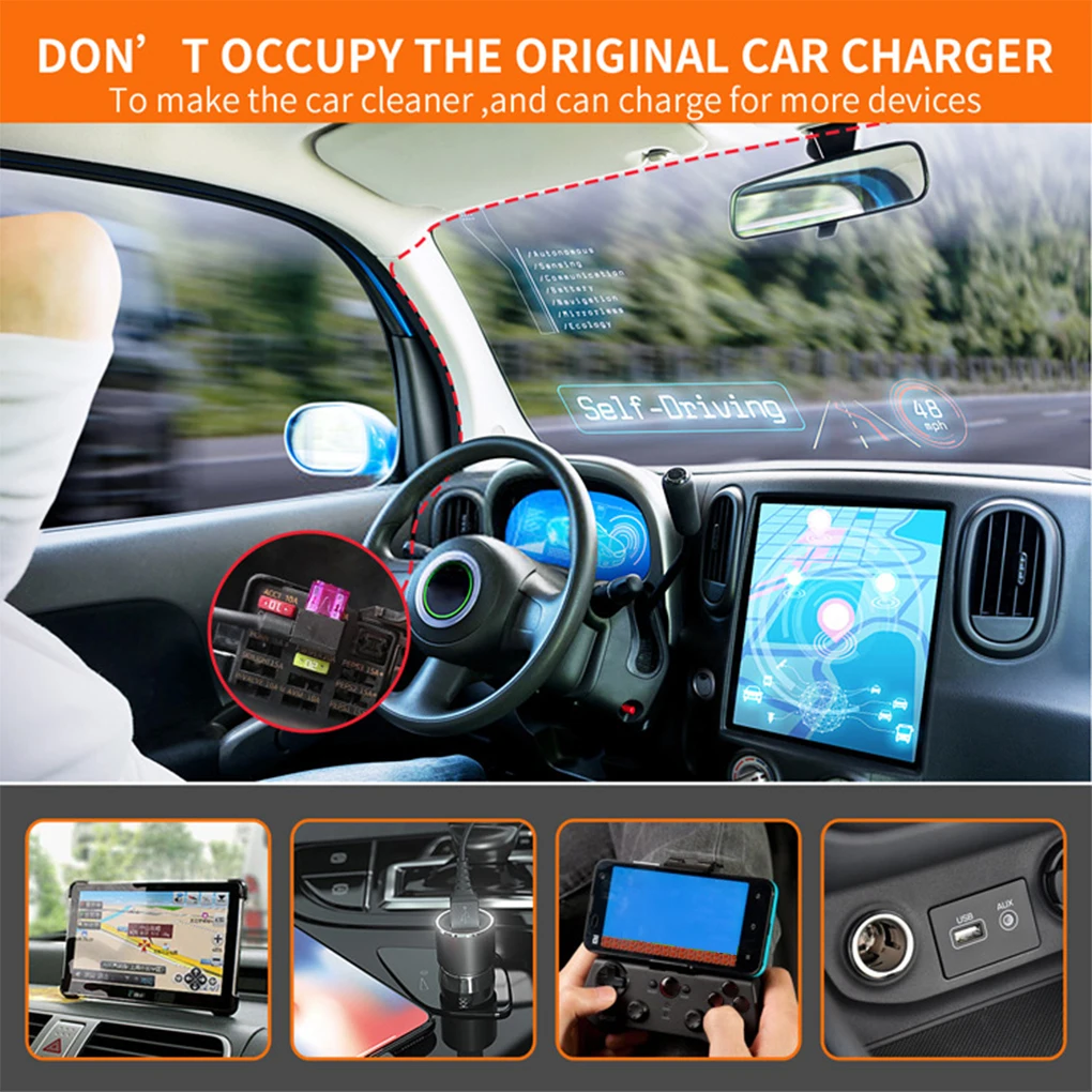 Portable And Universal Compatibility Type-C Hardwire Kit For DashCam Fast Charging Easy To Install MCIROhead