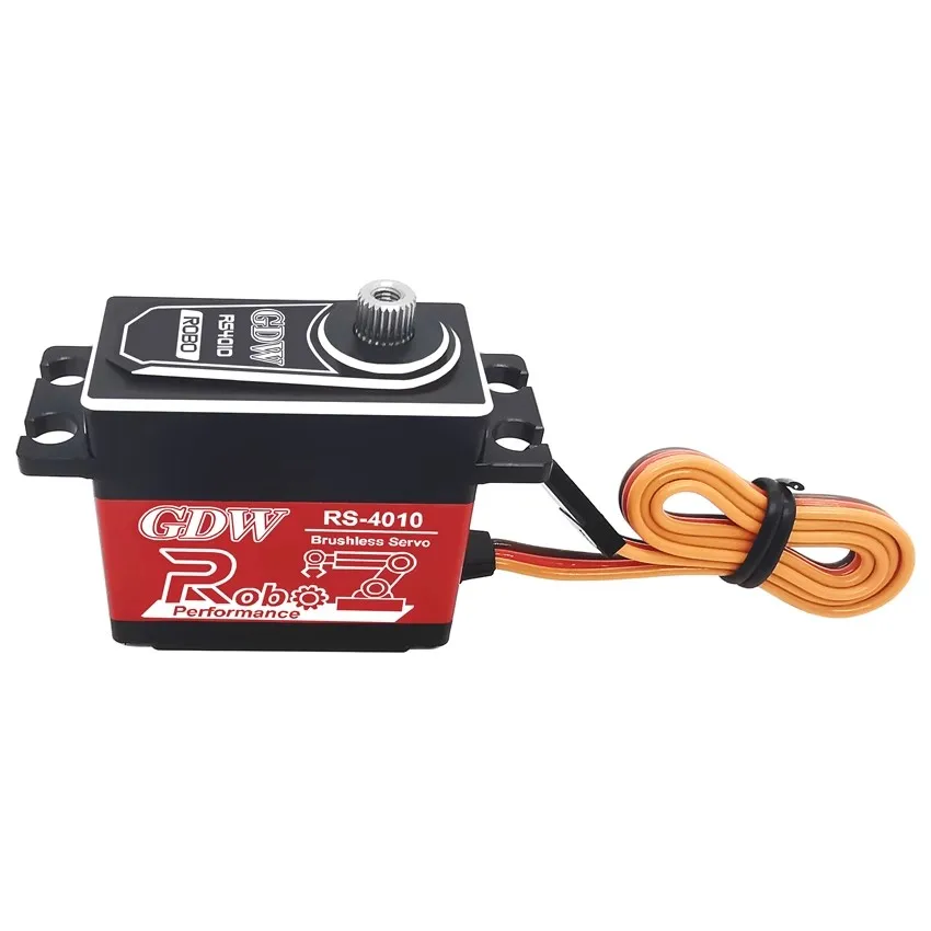 GDW-Micro Servo Numérique pour Voiture RC, Moteur sans Noyau à Couple ÉWer, Engrenage D.lique, Bras de Manipulateur de Robot à Aile Fixe, RS4010, 45kg