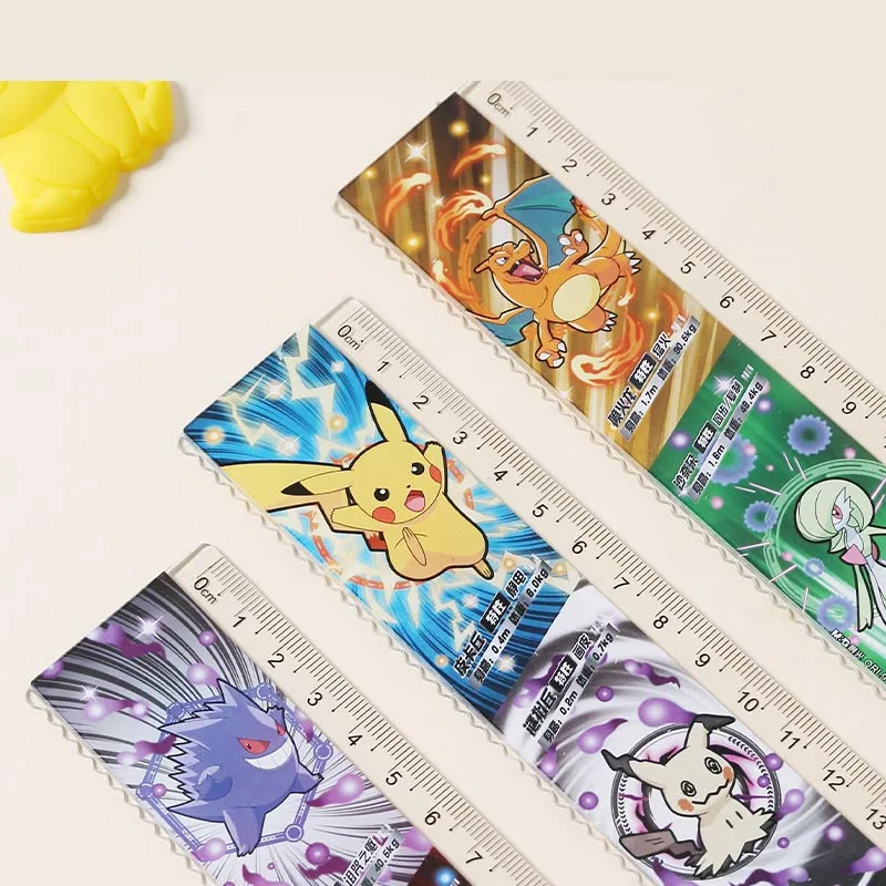 Imagem -03 - Criativa Pokémon Bookmark Bonito Pikachu Régua Marcador para Livros Escritório e Material Escolar Papelaria Gift 10 Peças Lote