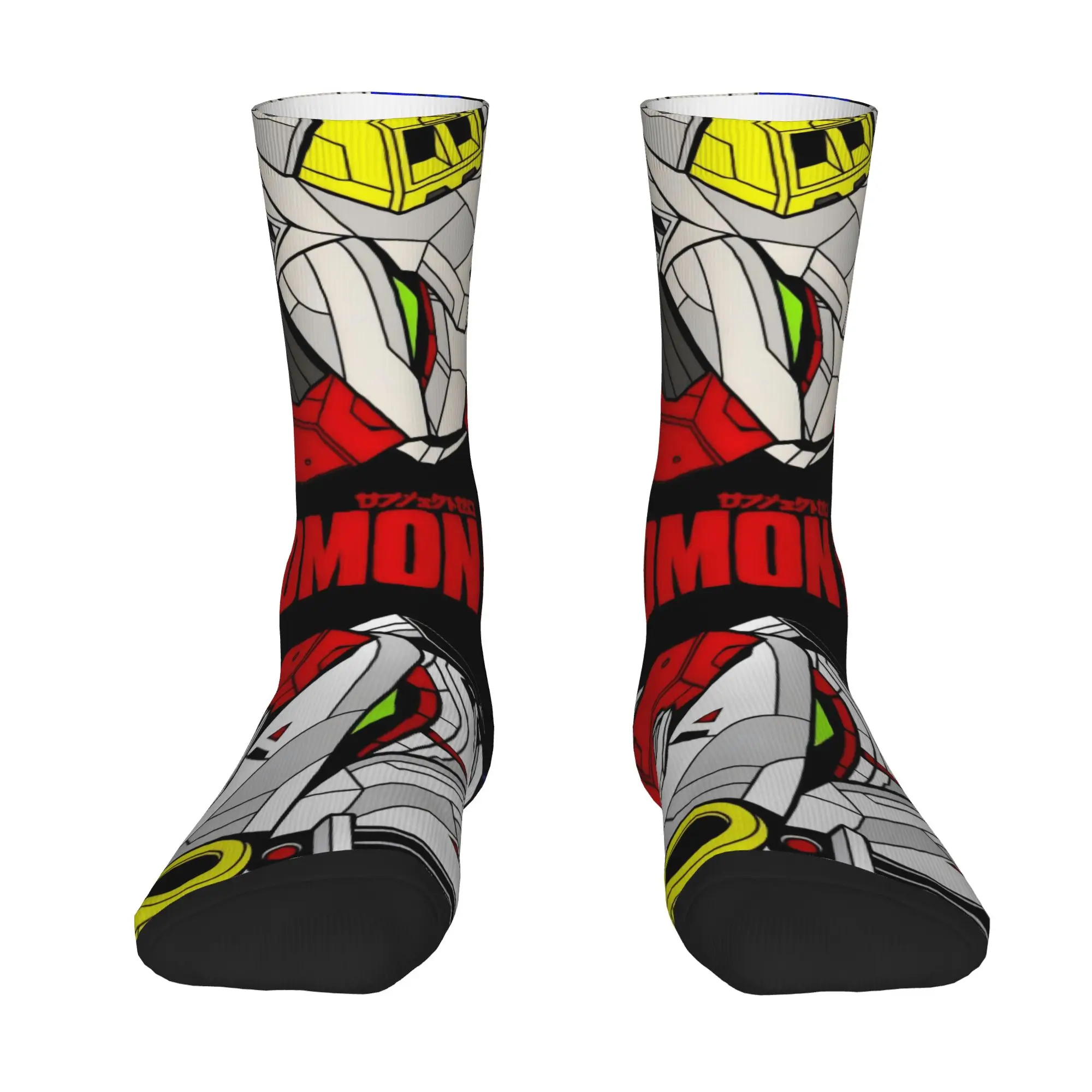 Funny Sock BANDAI Gundam 33 Hip Hop Seamless Pattern Printed Men Socks Casual Men's Socks