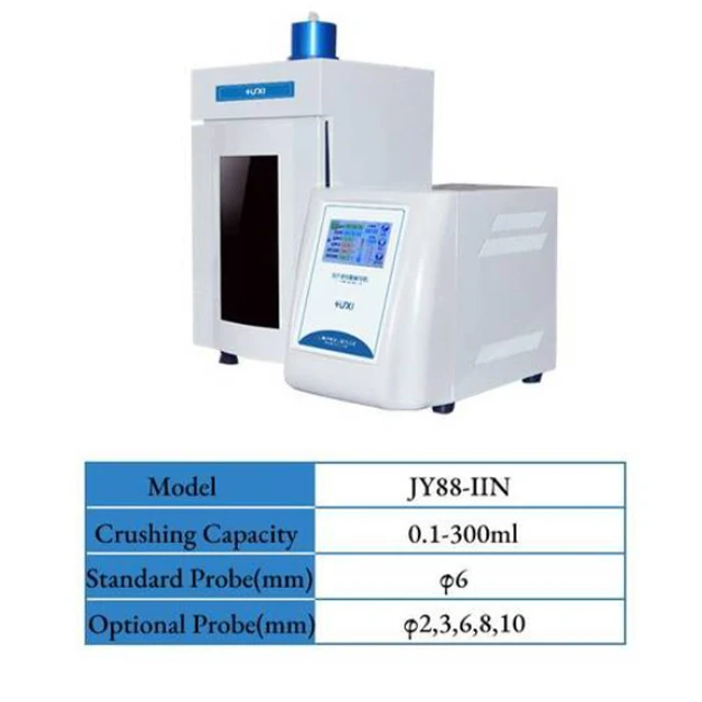 250W Laboratory Type Uitrasonic Homogenizer JY88-IIN