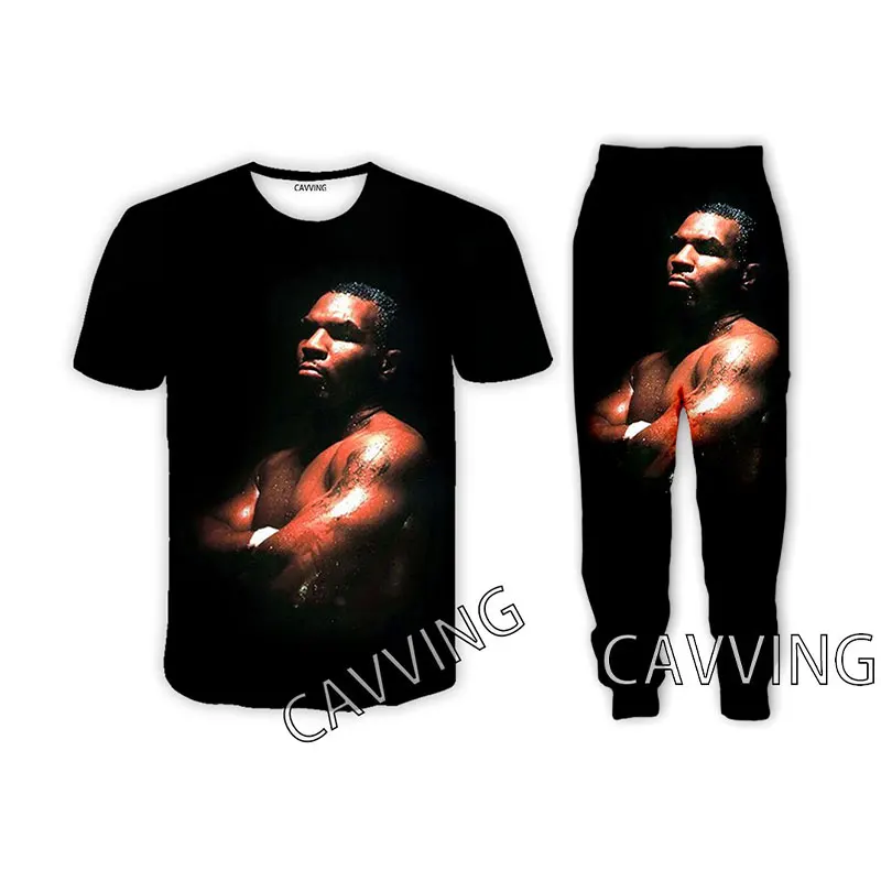 Mike Tyson 3D Gedrukt Casual T-shirt + Broek Jogging Broek Broek Pak Kleding Vrouwen/Mannen Sets Voor Vrouwen/mannen