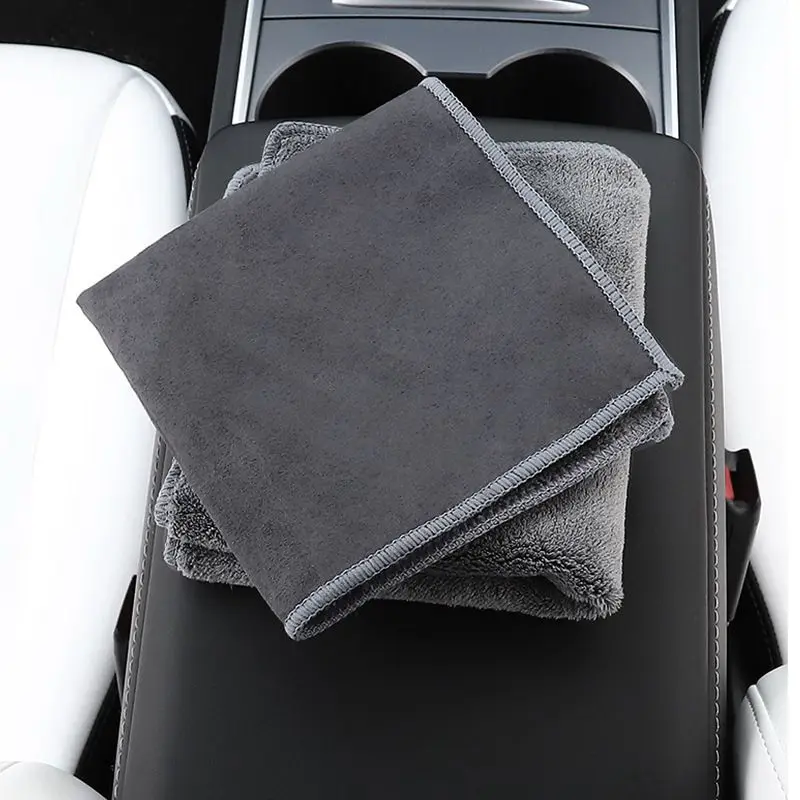 

Car Wash Towel Absorbs Water Without Leaving a Mark and Does Not Drop the Frosted Glass Double-Sided Deerskin Velvet