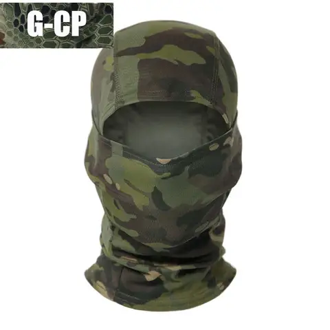 Multicam Taktisk Balaklava Helmask Sköldskydd Cykeljakthatt Kamouflage Balaklava Halsduk 8 best sales balaklava airsoft - №3