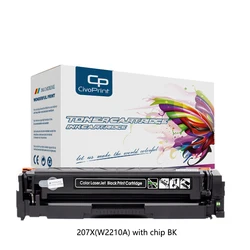New large capacity 207X W2210X Toner Cartridge Compatible for HP W2211X M255dw M255nw MFP M282nw M283fdn 3.1k-2.4k  WITH CHIP