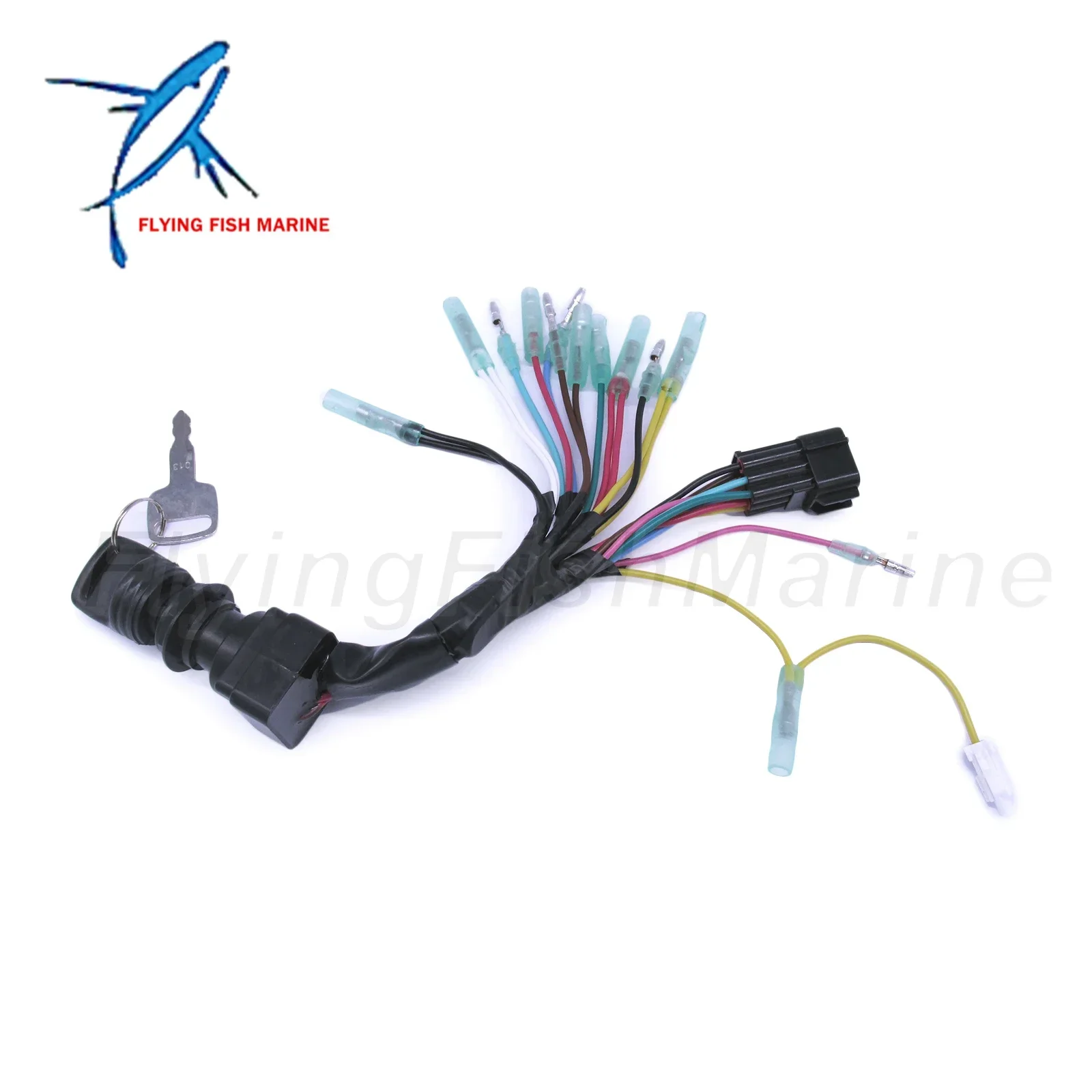 Outboard Engine 6X4-82510-00 6X4-82510-01 6X4-82510-02 Tiller Handle Key Switch for Yamaha Boat Motor 70HP 75HP 90HP 115HP