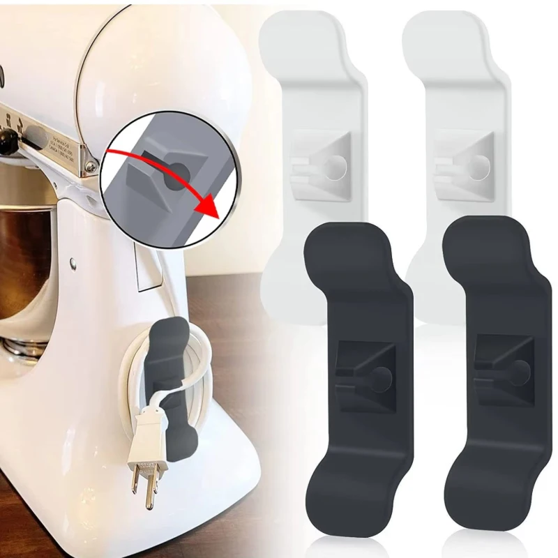 1/3/4/6Pcs Cord Storage Cable Wrap Attachment Compatible With For Kitchenaid Stand Mixer As Kitchen Aid Cable Organizer
