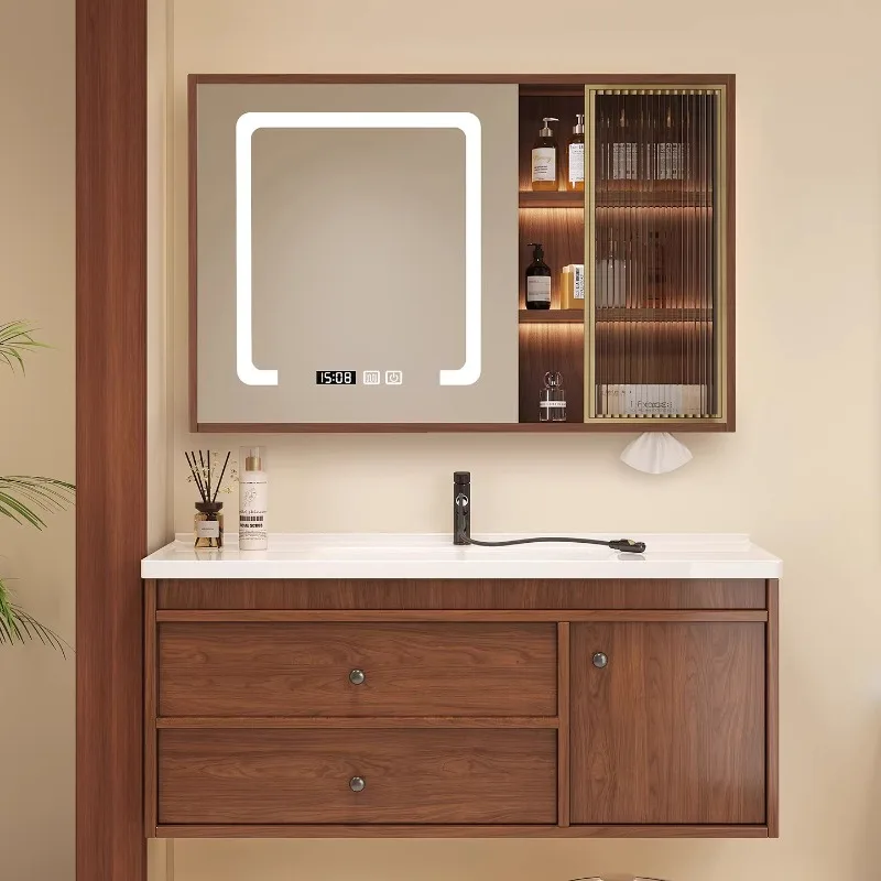 Small Partitions Bathroom Cabinet Over Mirror Display Storage Toilet Cupboard Organizer Drawers Archivadores Salon Furniture