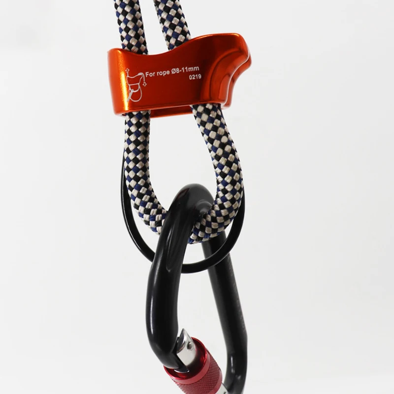 Outdoor ATC Descender Device - High-Rise Rappelling Protector For Rock Climbing, Canyoning, And Controlled Descent Gear