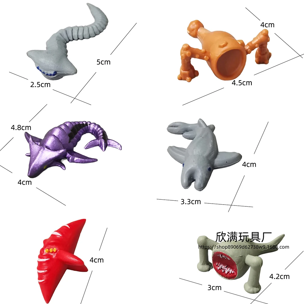 24pcs Subnautica Sea Eater Monster Figure Leviathan Figures Decoration Bloop Gran Maja Model Doll Ornament Toy Halloween Gifts view 5