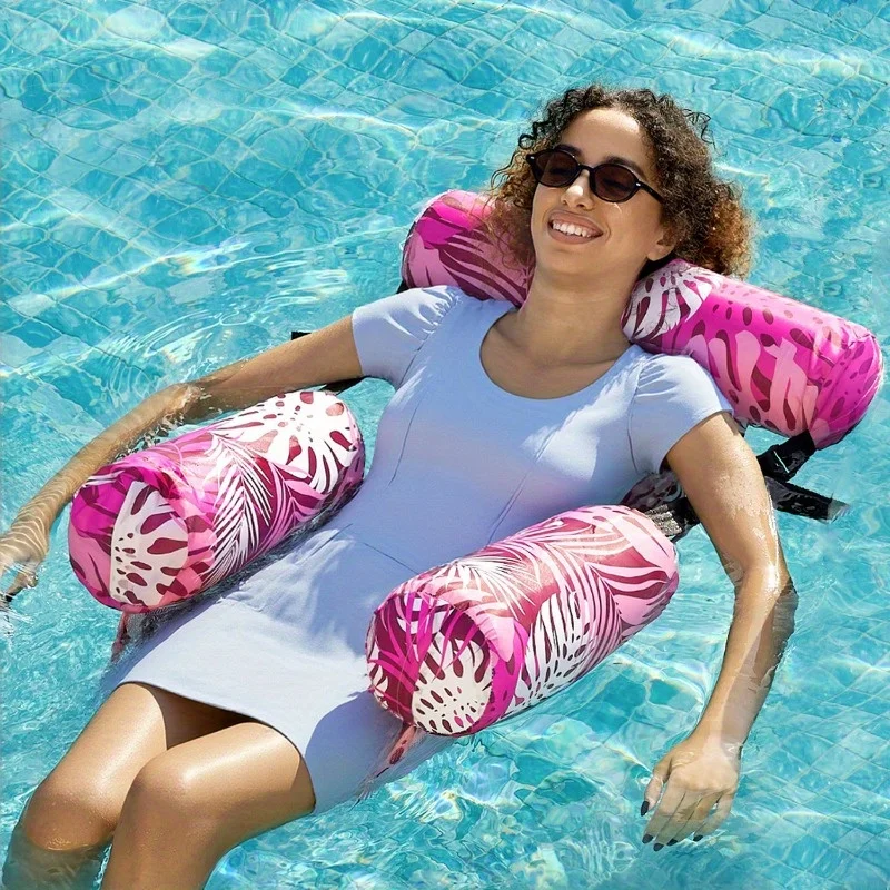 JOYFY 2er-Pack Aufblasbare Pool-Schwimmliegen Aufblasbare Poolnudeln für Erwachsene Robust für Party Sommer Wasser Strand See Spaß