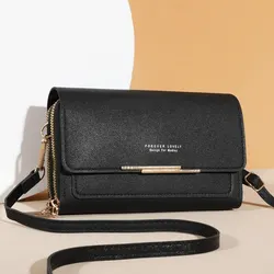 Portafoglio da donna borsa coreana Multi Card borsa a tracolla Casual di grande capacità pacchetto di telefoni cellulari moda nuovo stile