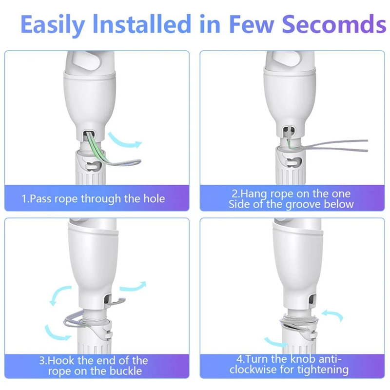 Newvr نادي الغولف مقبض قبضة قابل للسحب قبضة الغولف محول VR جولف محاكاة مقبض ل كوة كويست 3S VR لعبة الملحقات #4