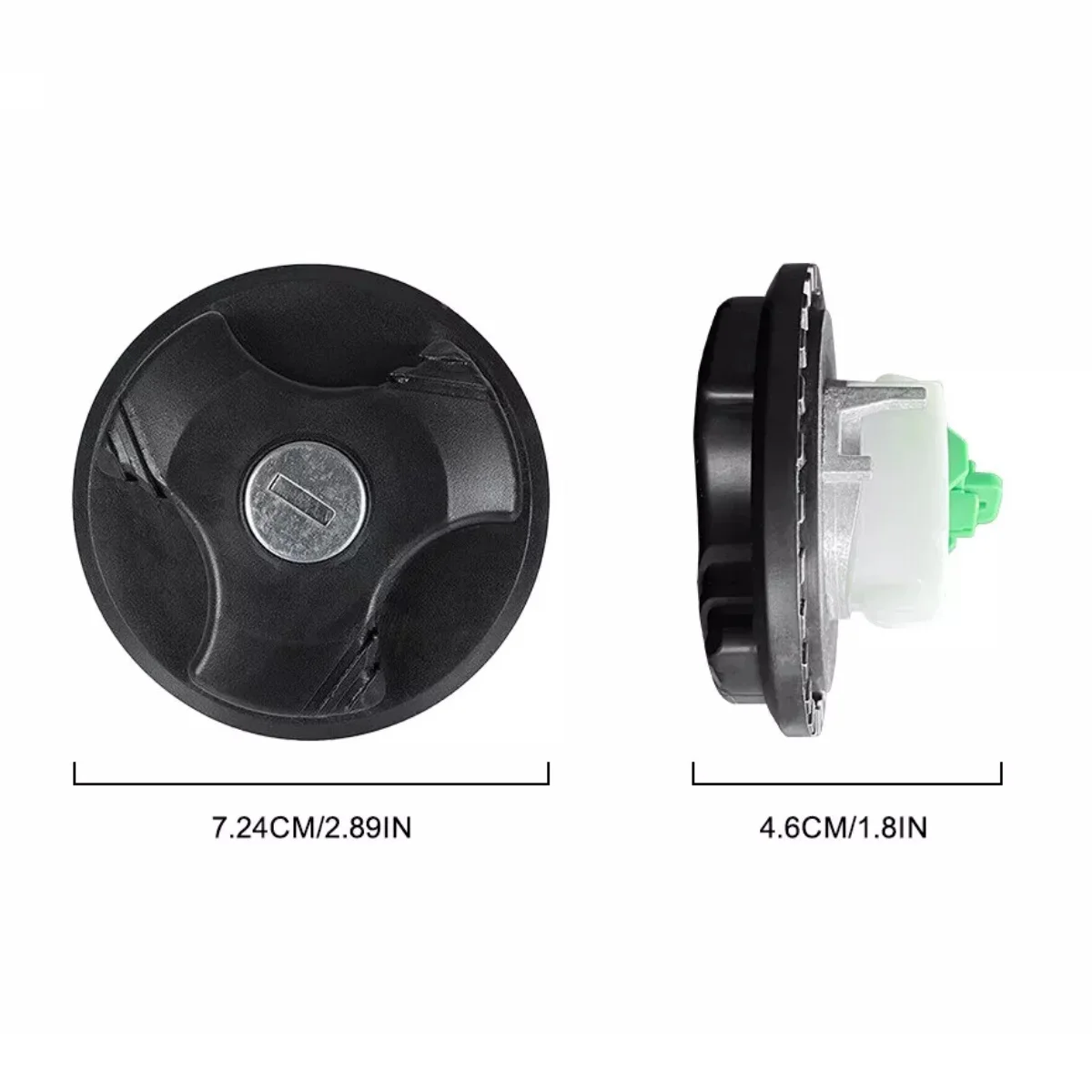 1pc Fuel Petrol Diesel Filler Locking Tank Cap W/ 2 Keys For Fiat 500/500C Panda For ABARTH For Citroen Relay For PEUGEOT Boxer