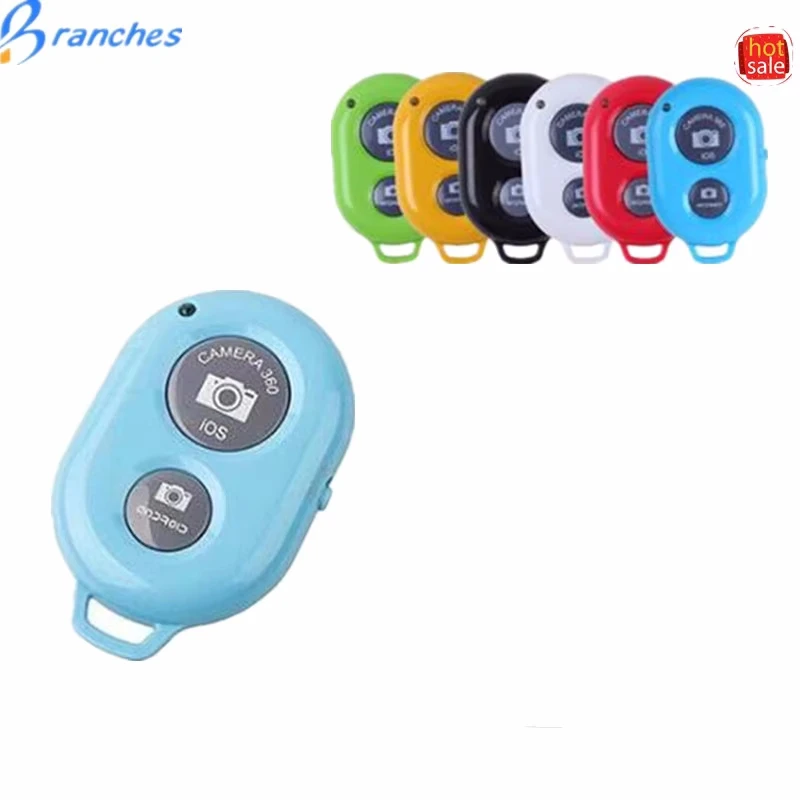 Botón de Control remoto compatible con Bluetooth, controlador inalámbrico, temporizador automático, palo de cámara, disparador, monopié, Selfie para