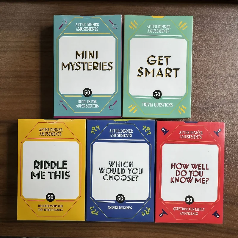 

Entertainment Card Name That Tune Get Smart Mini Mysteries Party Board Game Card