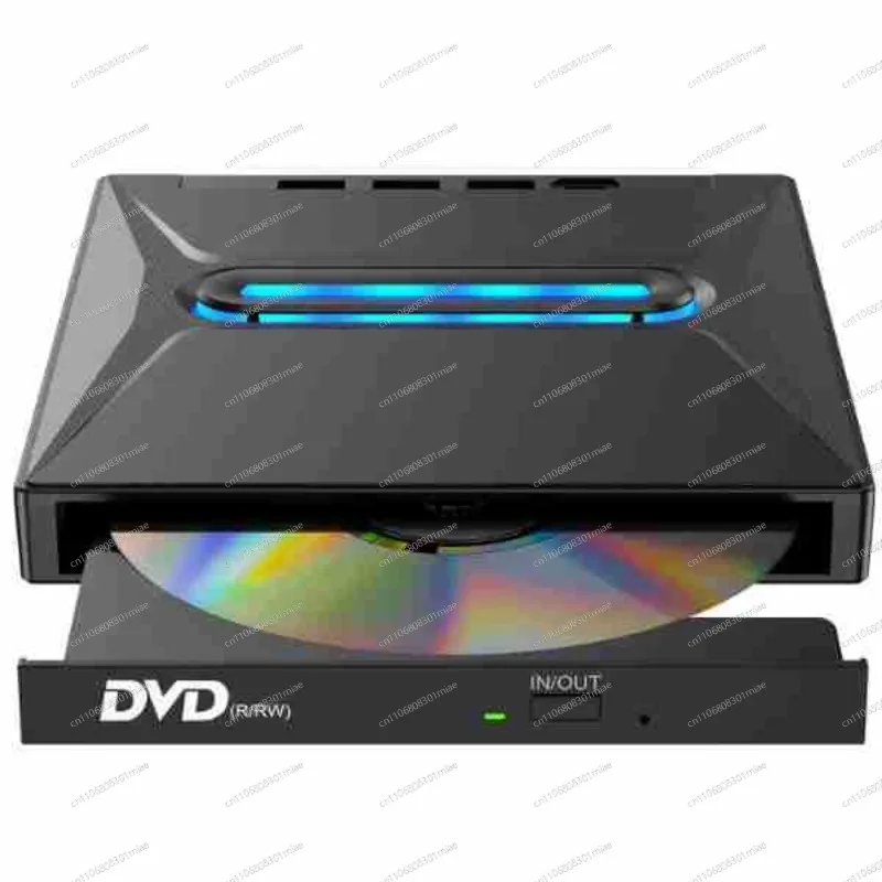 USB Type C External DVD Burner 5 In 1 Multifunctional Optical Drive Support SD TF Card Reading