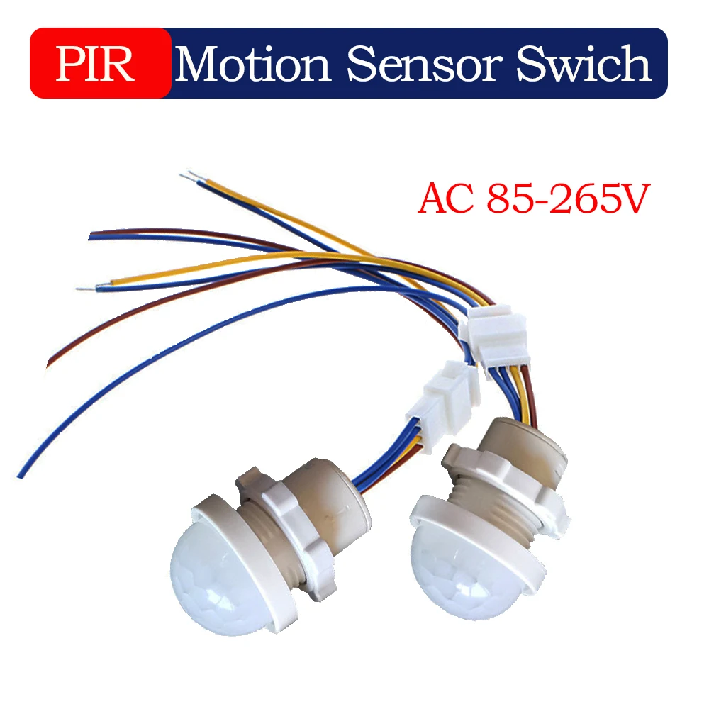 Automatische Sensor Licht Schakelaar Led Human Motion Sensor Infrarood Motion Sensor Licht 220V Pir Probe Led Body Motion Sensor