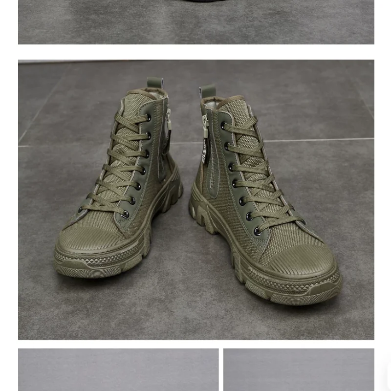 

Wear Resistant Slip Resistant Waterproof Lightweight High Top Breathable Men's Shoes