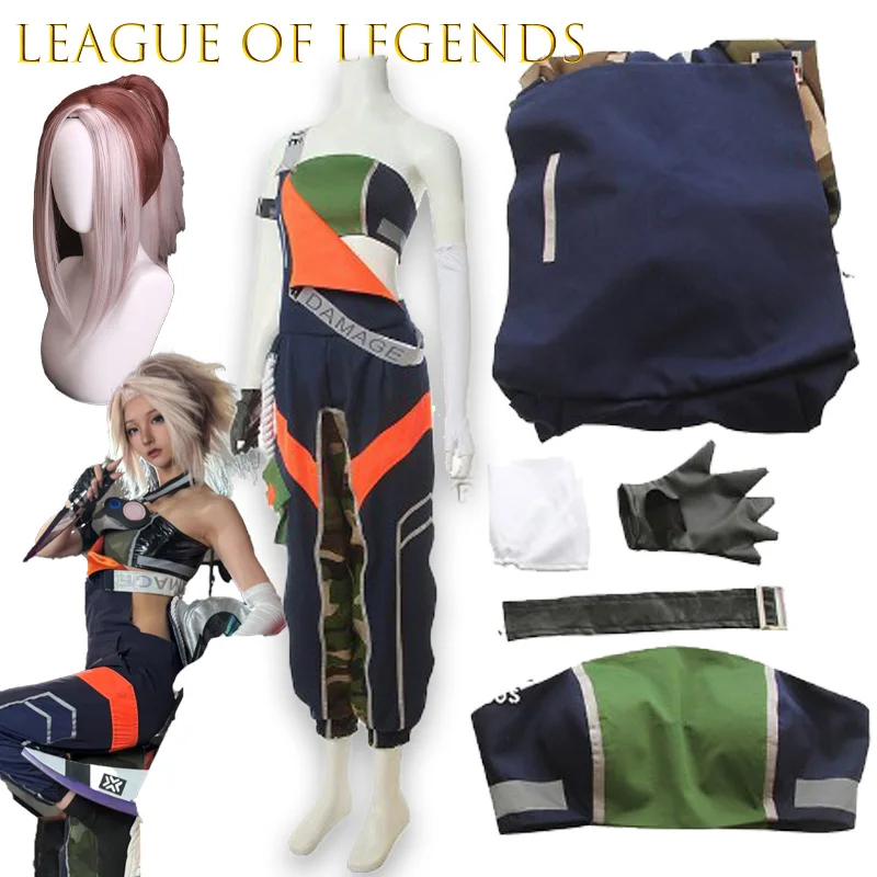 

BLeague of Legends True Damage Akali Cosplay Costume Music Theme Anime Game Female Outfit Halloween Party Christmas Play Role