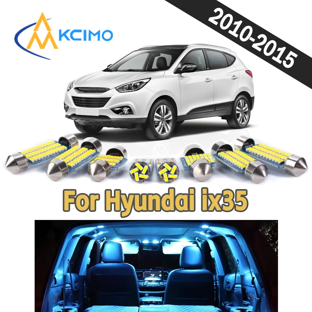 

Energy Efficient Car Interior LED Light Bulbs Anti Flicker CANBUS Indoor Reading Door Lights For Hyundai ix35 2010-2015