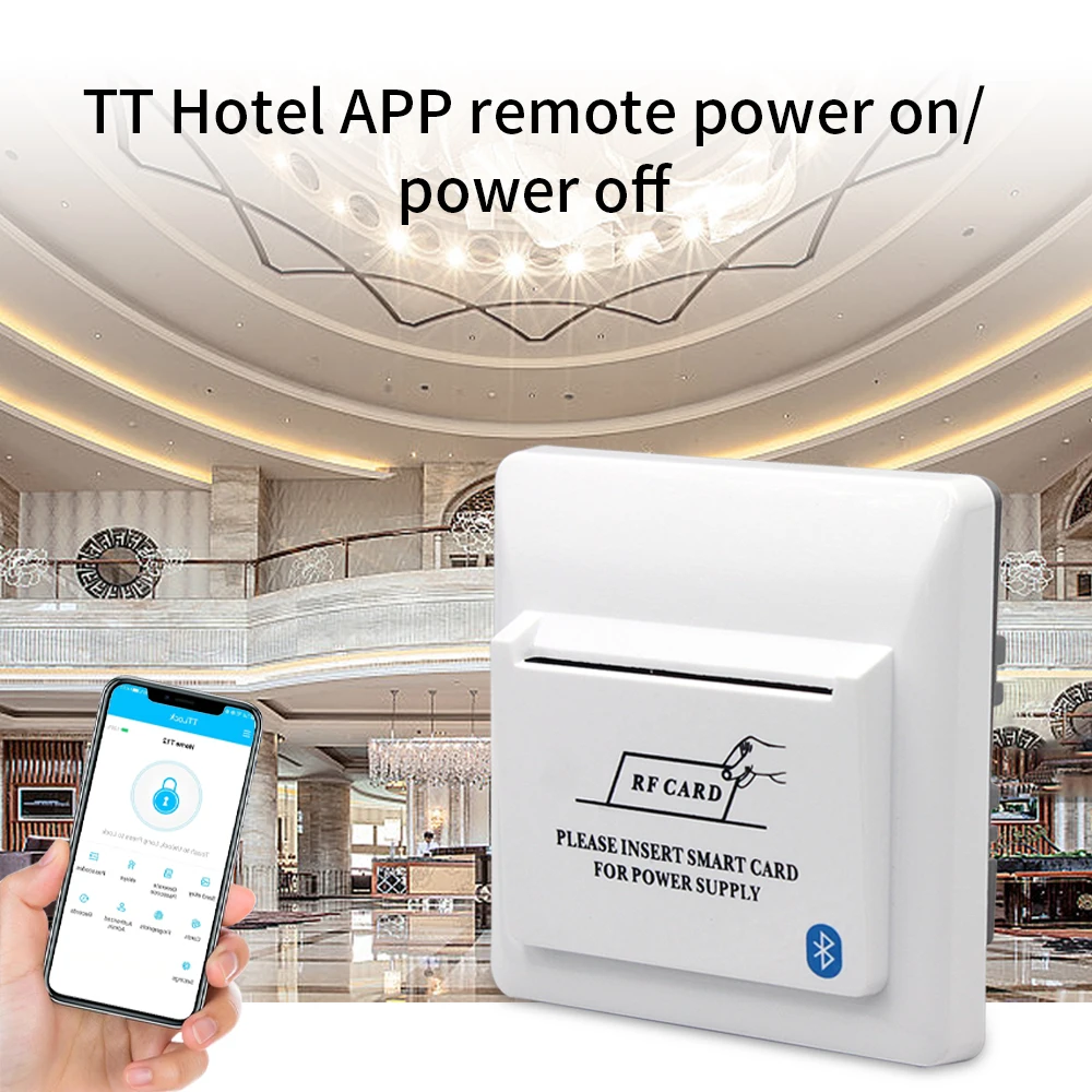 Wall Mount Access Control Energy Saving Switch for TThotel Hotel Room Key 13.56Mhz Card electronic induction switch Saver