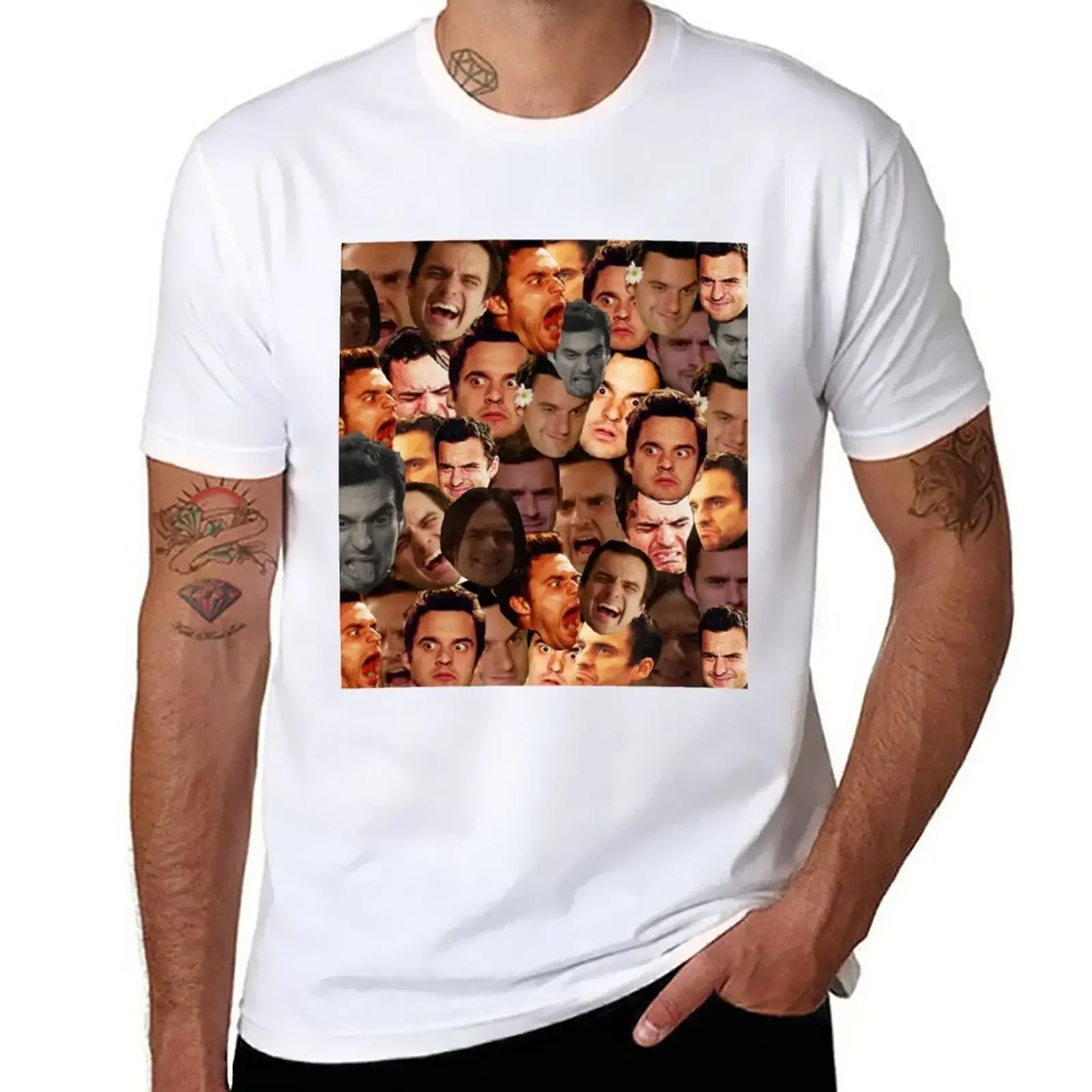 

Nick Miller T-Shirt cute tops oversizeds shirts graphic tees Men's t shirts