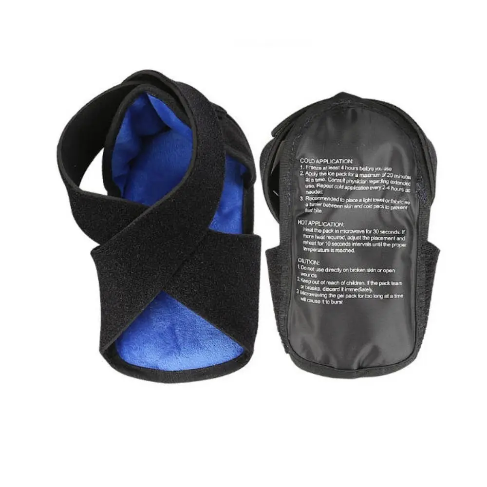 1pair Pain Relief Heel Ice Pack Wrap Adjustable Gel Coverage Ankle Ice Pack Reusable Foot Ice Pack Foot Injury Recovery