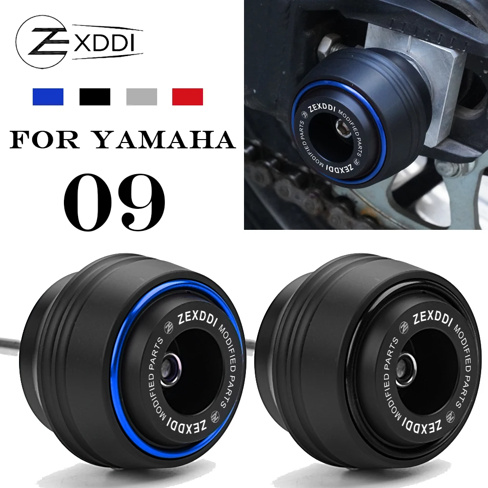 For YAMAHA MT09 MT 09 FZ09 FJ09 Tracer 9 gt 900 GT XSR900 Motorcycle Accessories Front Wheel Axle Fork Sliders Crash Protector