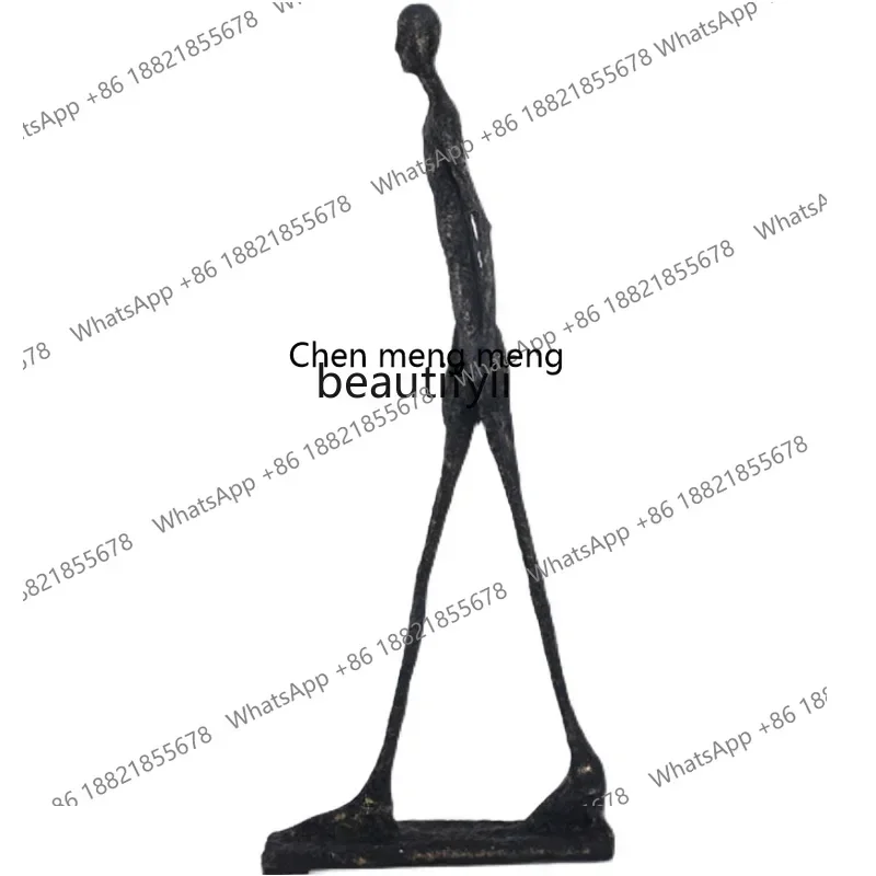 

R Modern abstract humanoid art floor ornament hotel exhibition hall villa light luxury floor sculpture ornament R