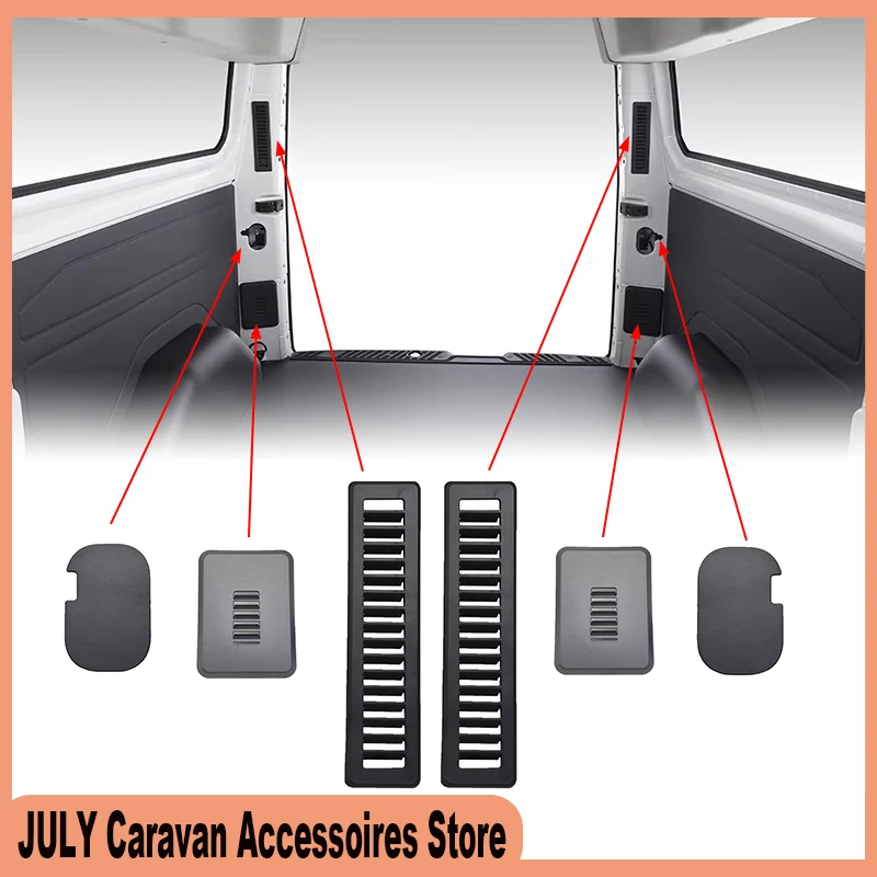 

Rear C Pillars Covers For Ford Transit Custom 2012-2023 Van C Pillar Rear Light Access Covers Camper Conversion Cat Accessories