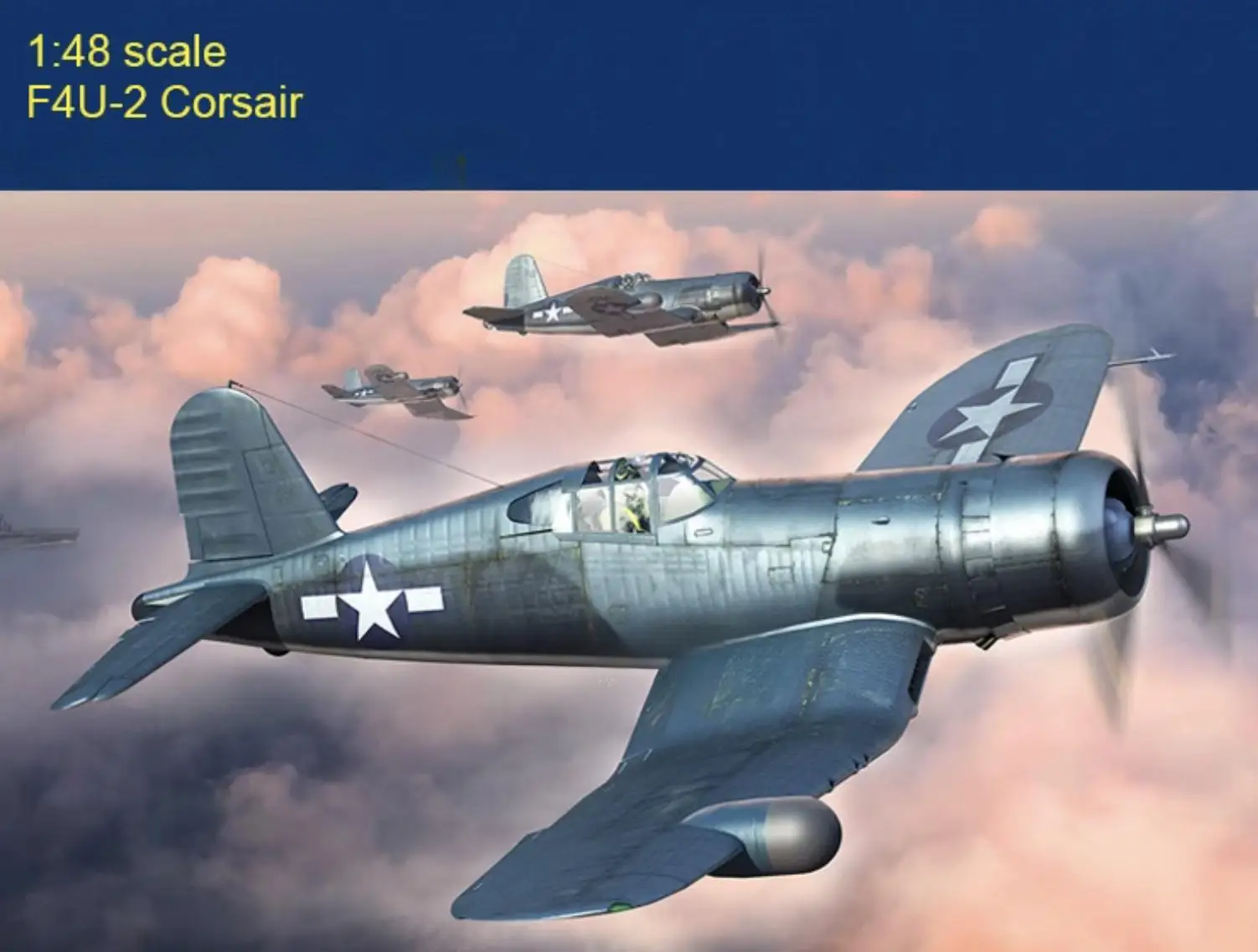 

Hobbyboss 80385 1:48 F4U-2 Комплект модели самолета Corsair