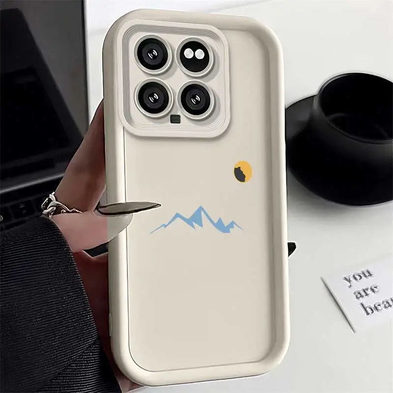 Mi14 Morning Sun Sky Eye Ladder Phone Case For Xiaomi Mi 14Pro 13 13Pro 13Lite 13T 12 12Pro 12T 11 11X 11Lite 11Pro 10 Cover