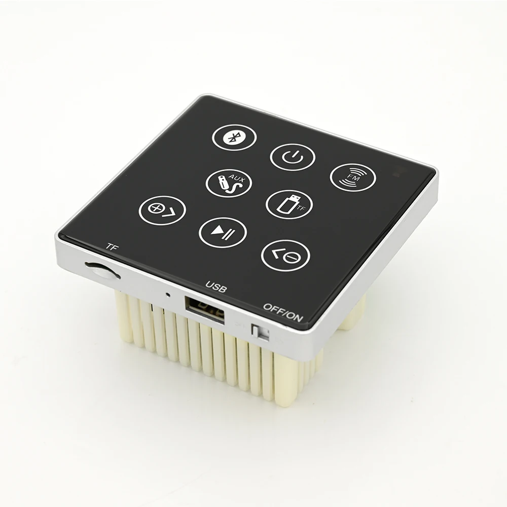 New Buit in Wall Amplifier Radio FM bluetooth USB SD card AUX 4*15W TPA chip good sound quality MINI WALL amplificador