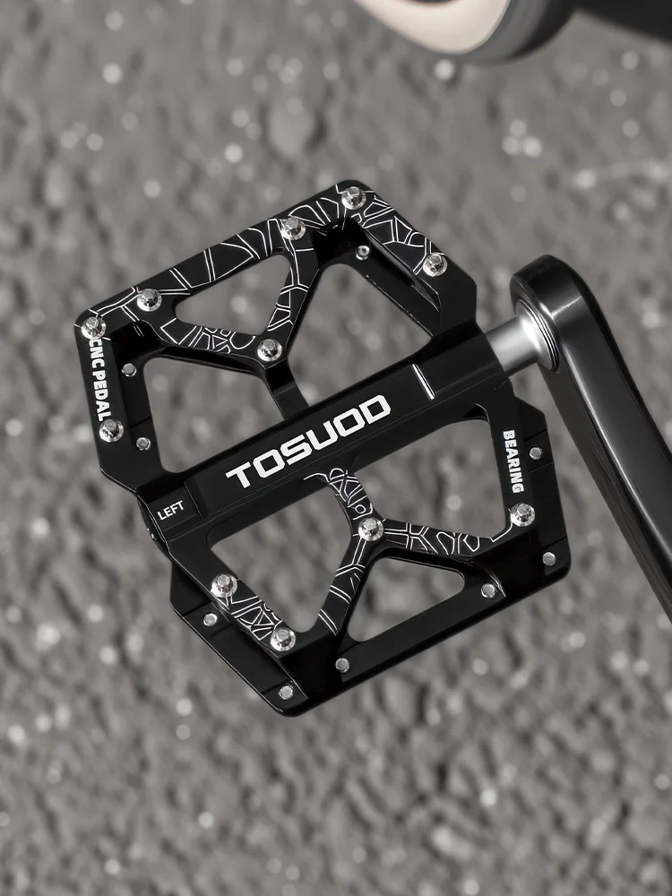 AliExpress TOSUOD Pedals DU Bearing Bicycle Pedal Platform Ultralight Nylon Road Mountain Bike Pedal Non-slip MTB Flat Pedals Bicycle Part