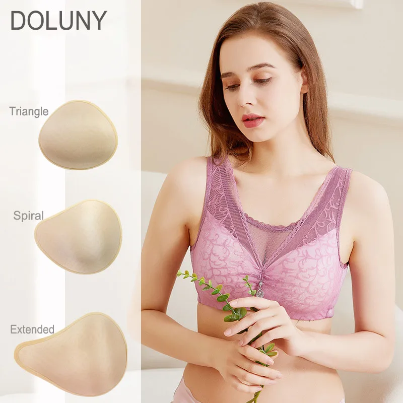 Fake Breast Forms Sponge Breast Lightweight Assemble Sponge Pad  Extend Long Shape Artificial Breast Prosthesis