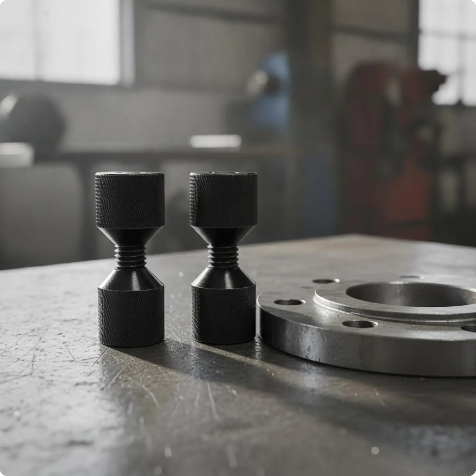 Compact Flange Alignment Pin 7cm Double Ended Locator for Secure Installation Aid