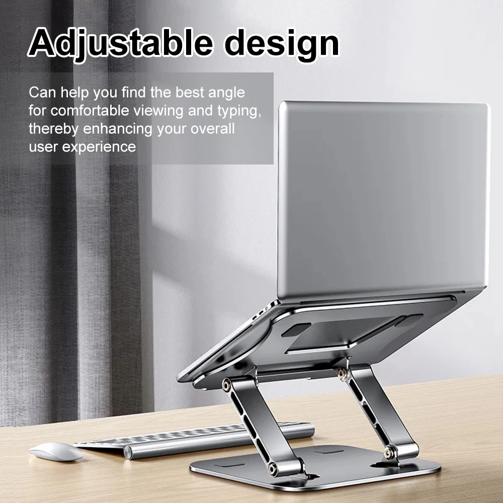 Telefoni Tablet Stand Regolabile In Lega di Alluminio per Computer Portatile Tablet fino a 17 "Portatile Pieghevole Stand di Raffreddamento Stand Per Computer portatili