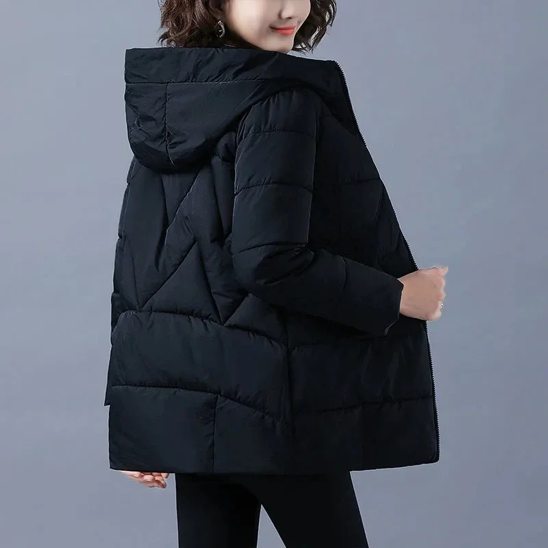 New Women Winter Jacket Long Warm Parkas Female Thicken Coat Cotton Padded Parka Jacket Hooded Outwear M-4XL