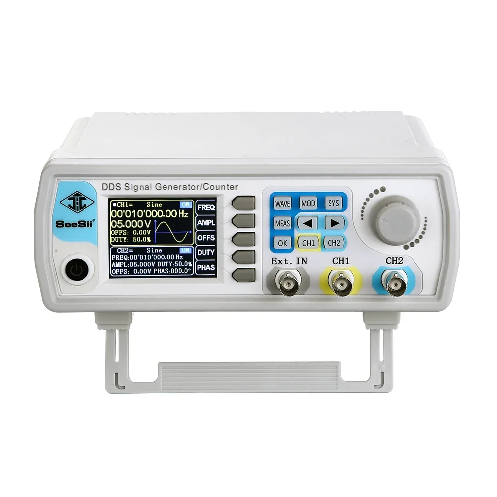 Professional Upgraded DDS Signal Generator Counter 15MHz LCD Display High Precision 200MSa/s Dual-Channel Arbitray Wavef