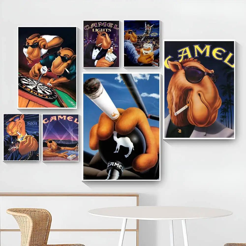 Cool C-Camel Classic Vintage Posters HD Quality Wall Art Retro Posters for Home Room Wall Decor