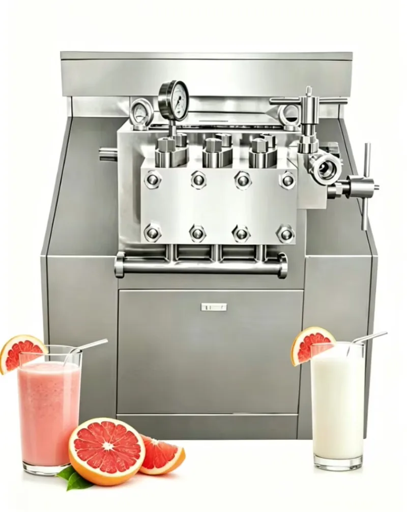 Multifunction Homogenizer for Emulsifying Mixing Blending Liquid with Digital Control for Cosmetic Dairy Chemical Industry