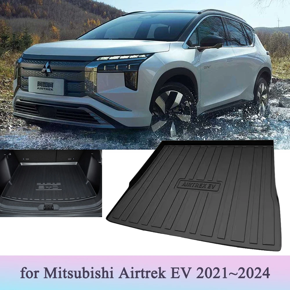 

Ковер задний багажник коврик автомобильный багажник грузовой для Mitsubishi Airtrek EV 2021 ~ 2024 2023 подкладка напольный лоток багажная защитная накладка аксессуары