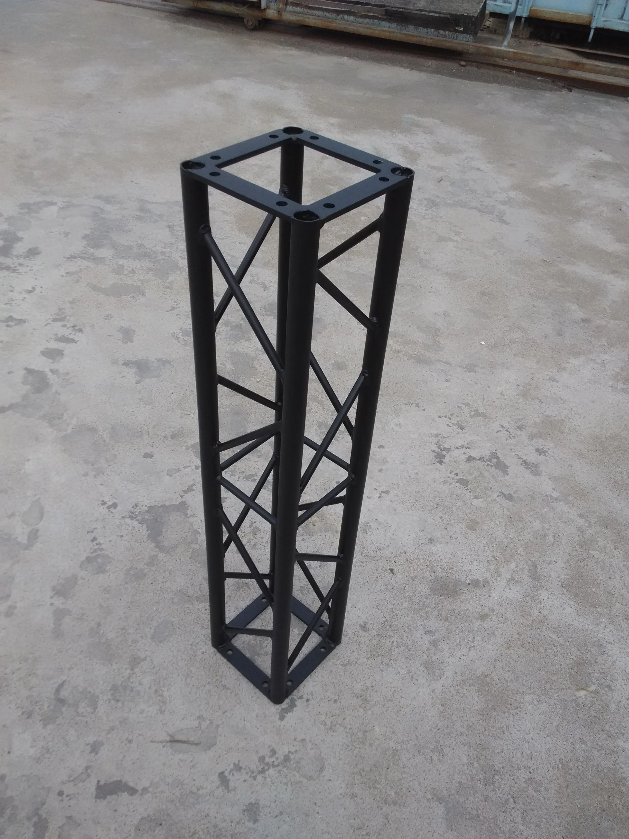 Beautiful Black Truss Bolt/screw 200x200mm Aluminum Small Square Truss For Decoration/wedding